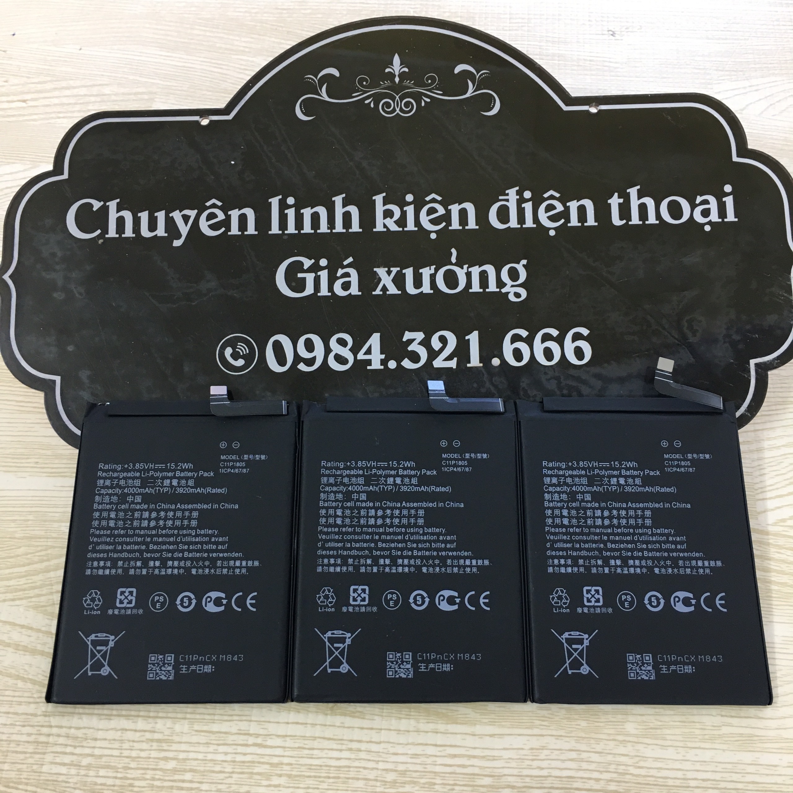 Pin Asus Zenfone Max Pro (M2) Zb633Kl / C11P1805