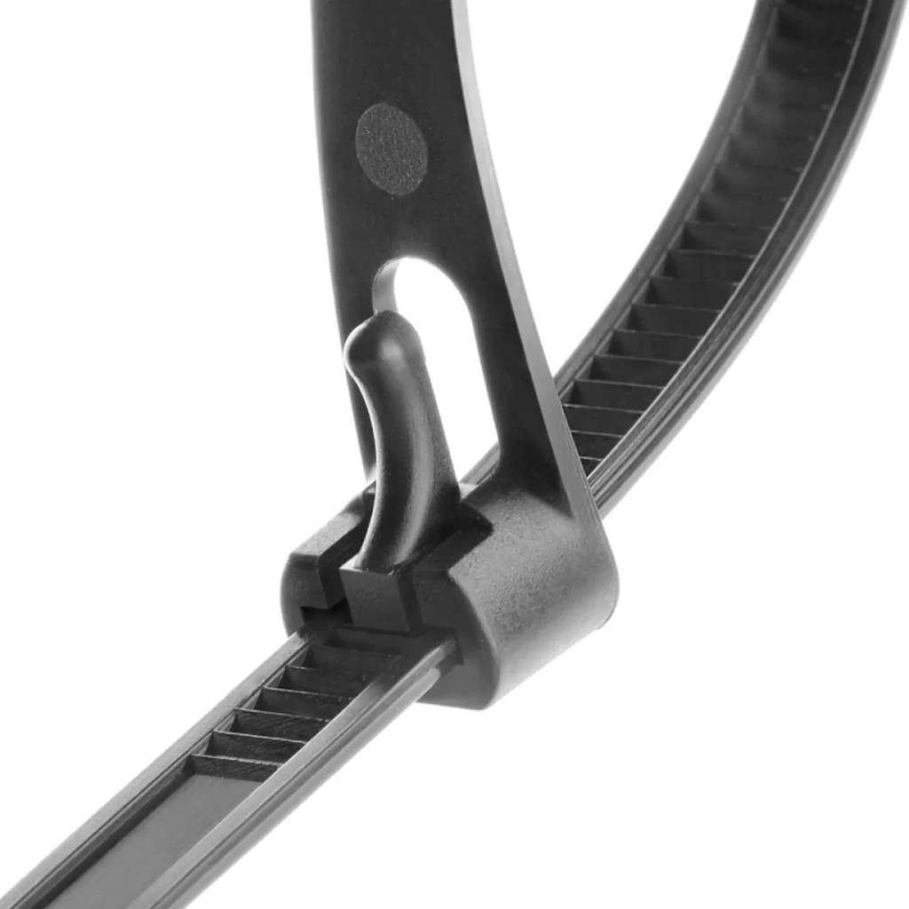 Dây rút Đen 8x150mm tháo mở nhiều lần bịch 20 dây