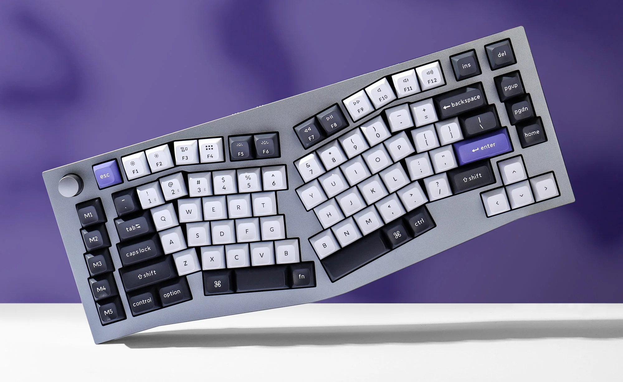 Bàn phím cơ custom keychron Q10 Pro Knob (ALICE LAYOUT) (Gasket Mount / RGB / Hotswap )