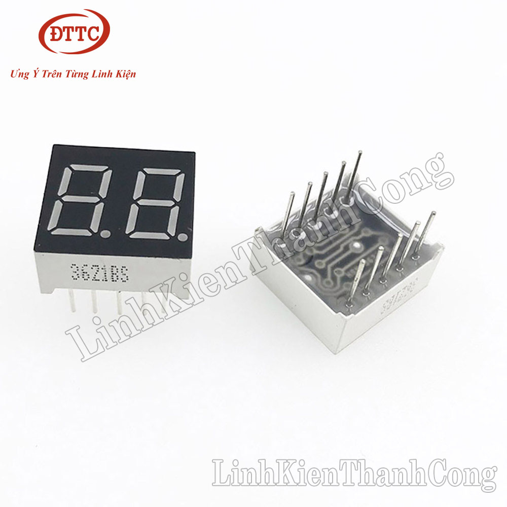 LED 7 Thanh 0.36inch 1 Số, 2 Số, 3 Số, 4 Số Màu Đỏ (Anot Chung, Katot Chung)