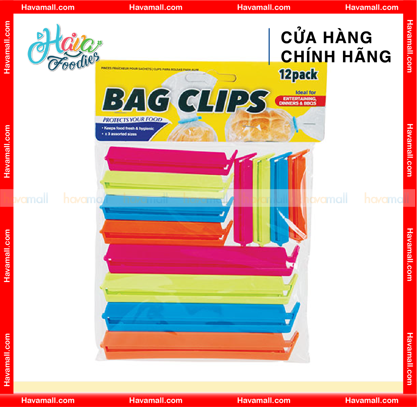 [HÀNG CÔNG TY NHẬP KHẨU] Túi Kéo Giữ Thực Phẩm Uncle Bills