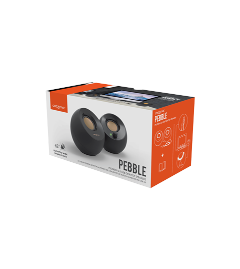 Loa vi tính Creative Pebble Black - Hàng Chính Hãng