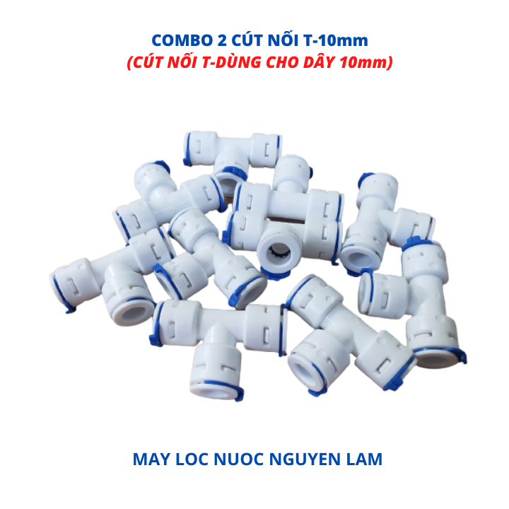 (HCM) Cút Nối T 10mm - Kết Nối Dây 10mm