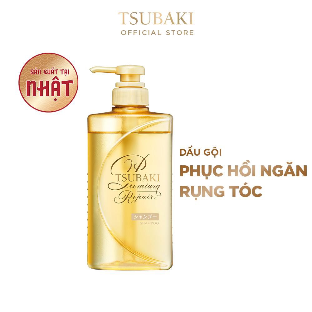Dầu Gội TSUBAKI Phục Hồi Ngăn Rụng Tóc 490ML