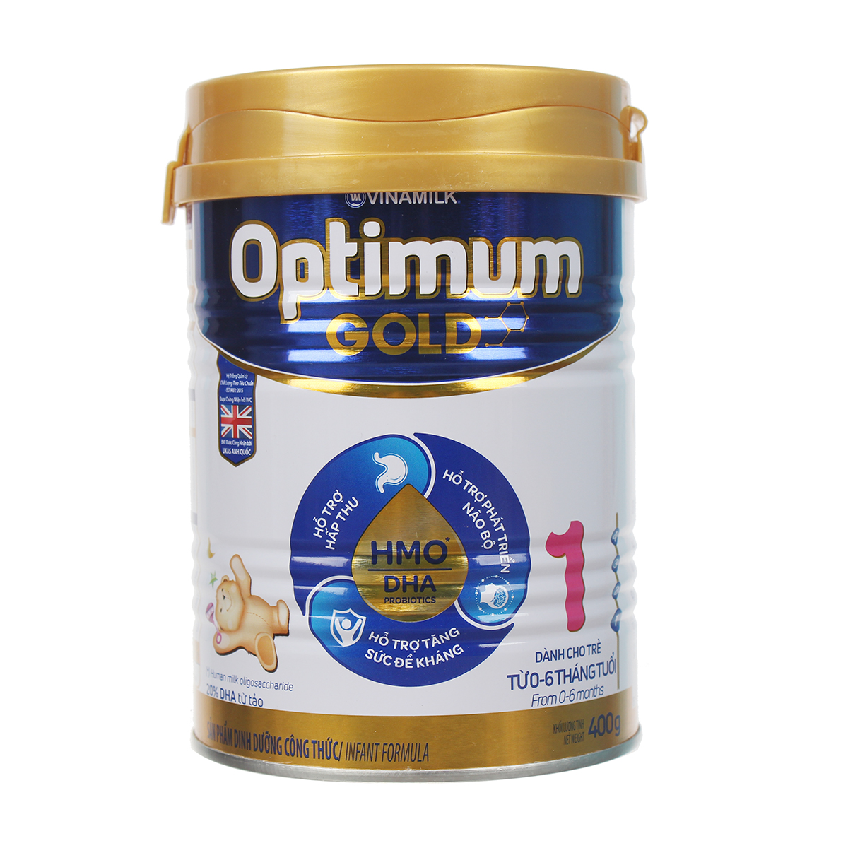 [HCM]Sữa bột optimum gold số 1 400g tháng 3.2022