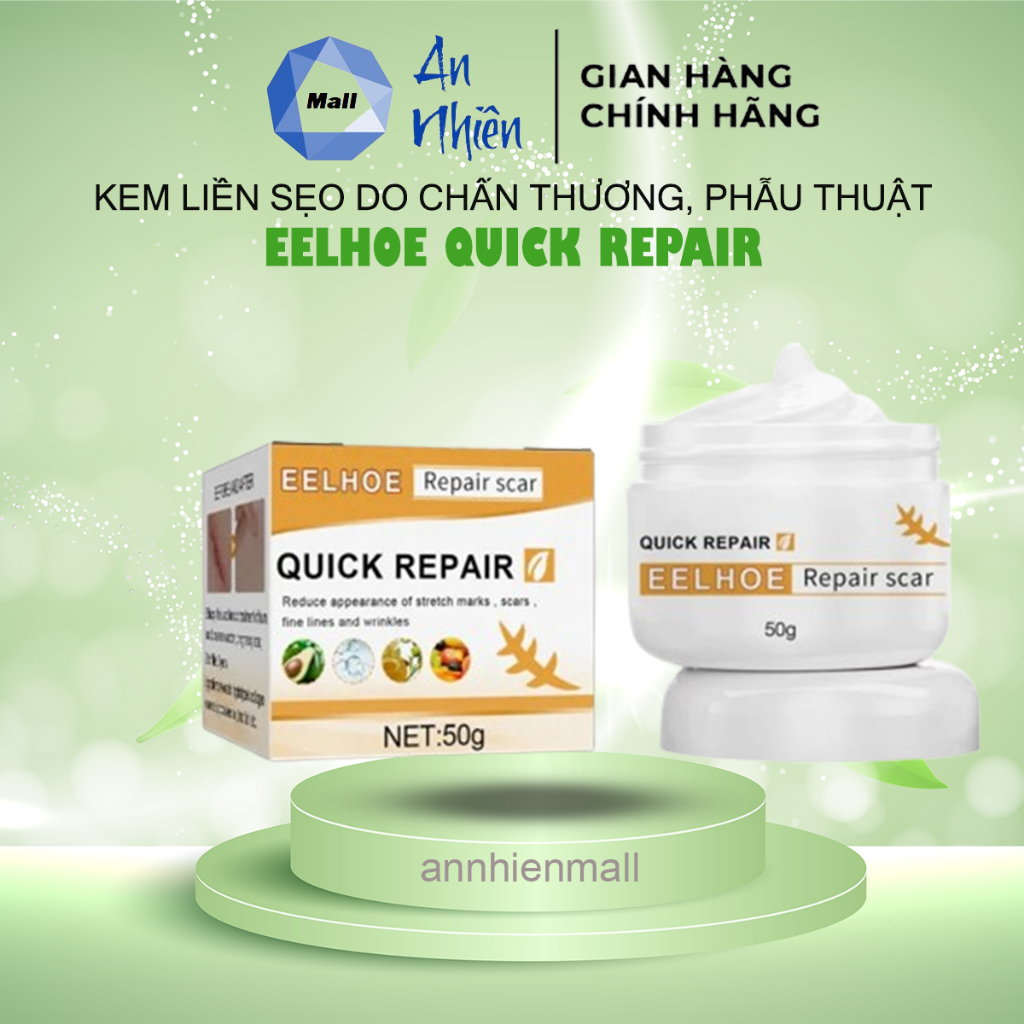 Kem mờ sẹo eelhoe quick repair - kem mờ sẹo thâm do bị thương sẹo bỏng sẹo phẫu thuật