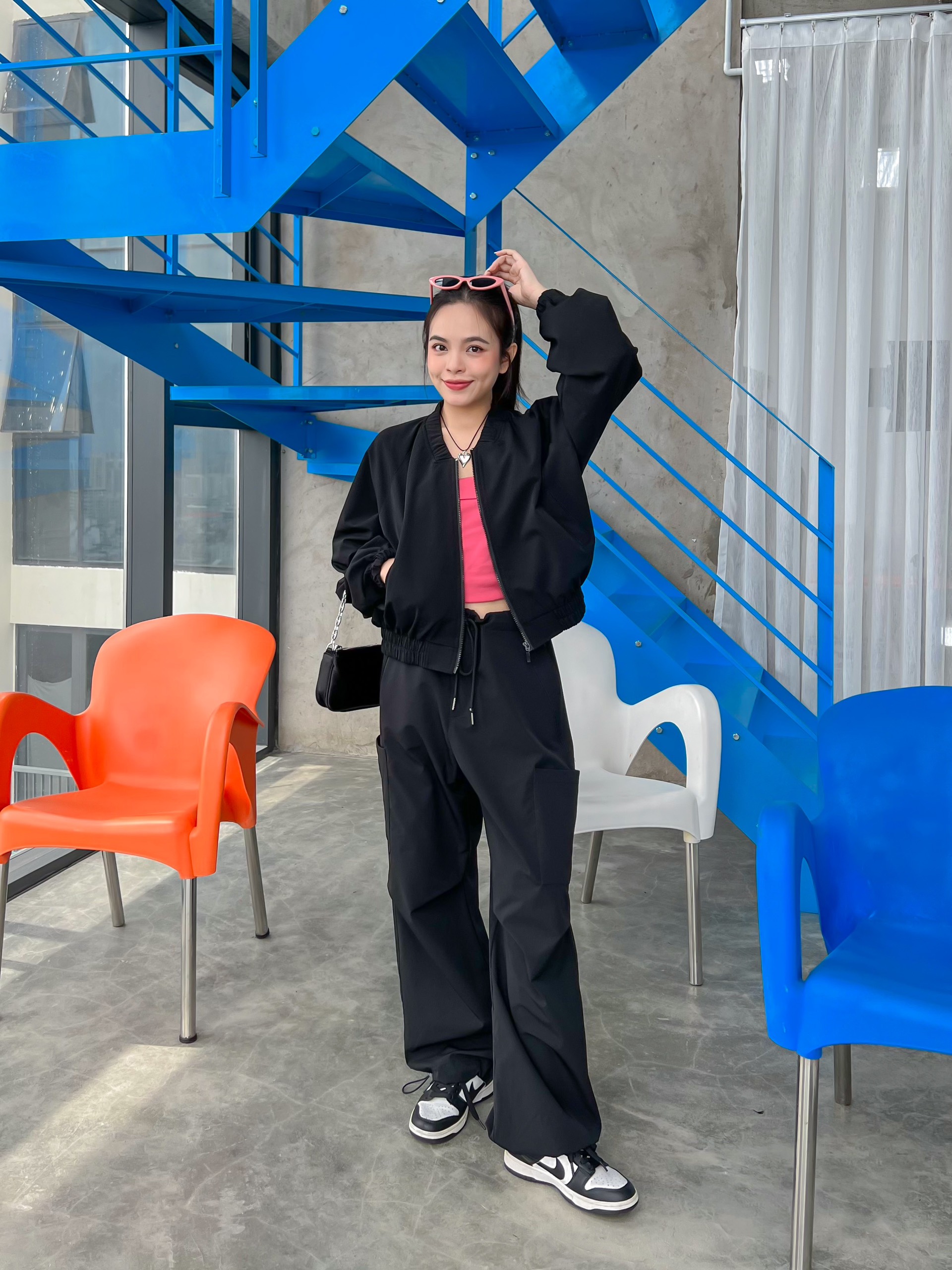 KIDO Quần dù dây rút POCKET PANTS