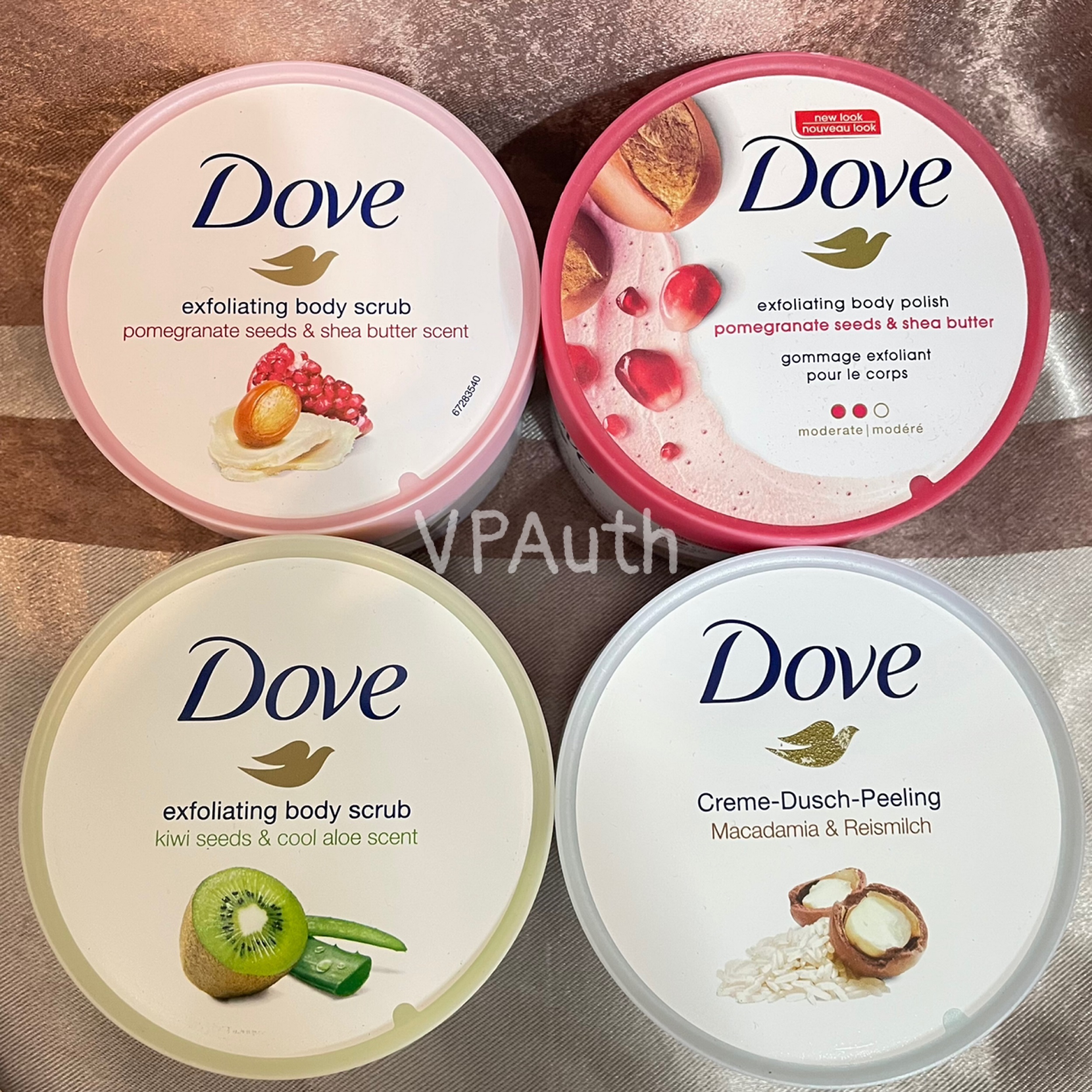 Tẩy da chết body Dove scrub
