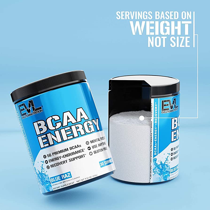 EVL BCAA ENERGY - Comprehensive Energy Supplement for Workouts (30 Servings)