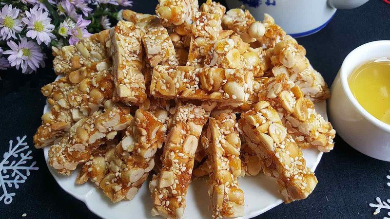 Kẹo Lạc Đặc Sản Đường Lâm - [Combo 3 gói = 600g]