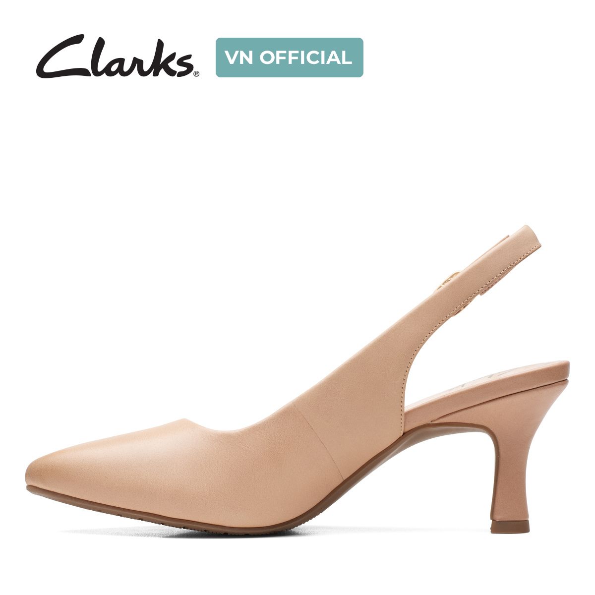 Giày Cao Gót 7cm Da Nữ Clarks - Kataleyna Step