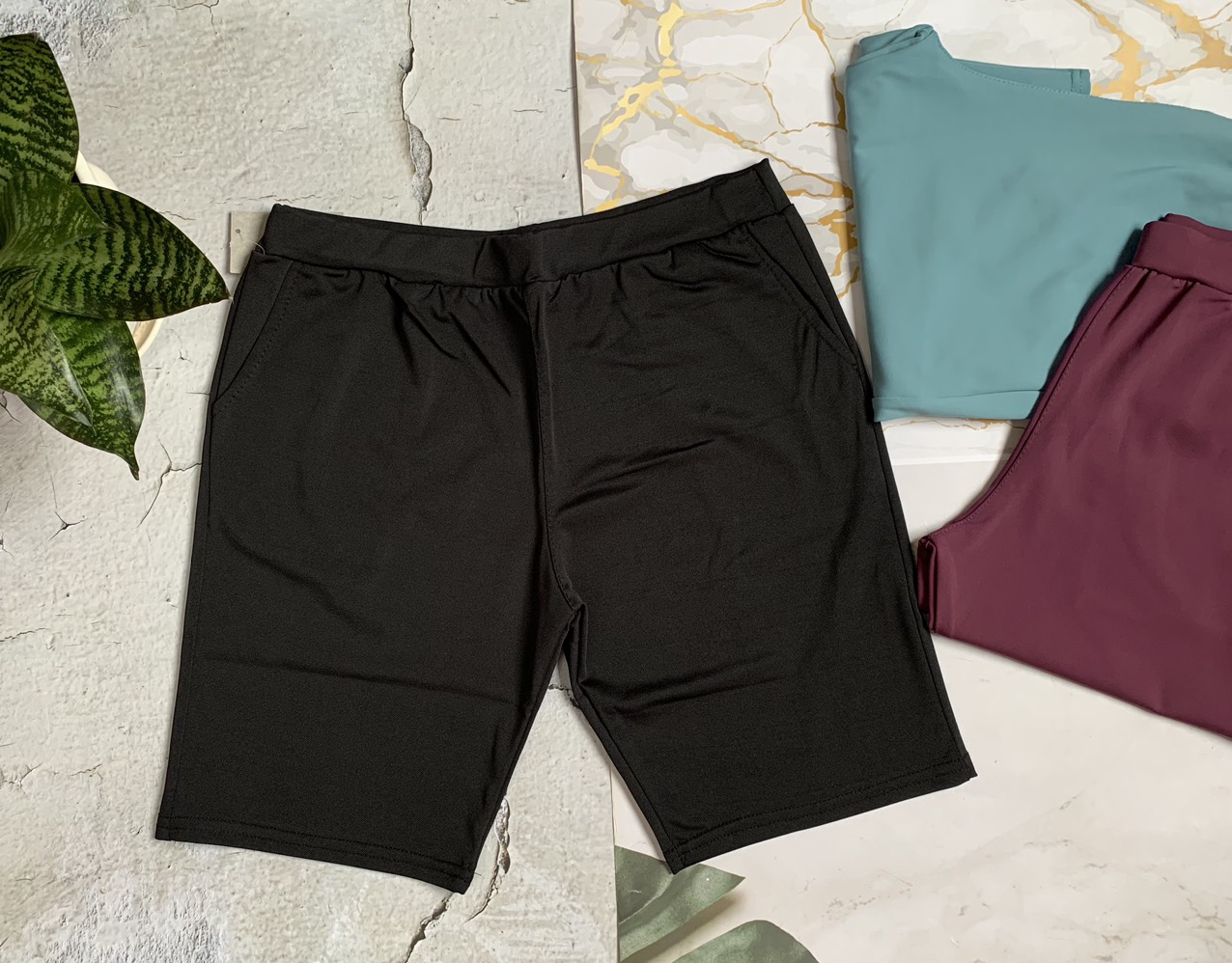 Quần short ngố nữ thun 4 chiều mềm mịn