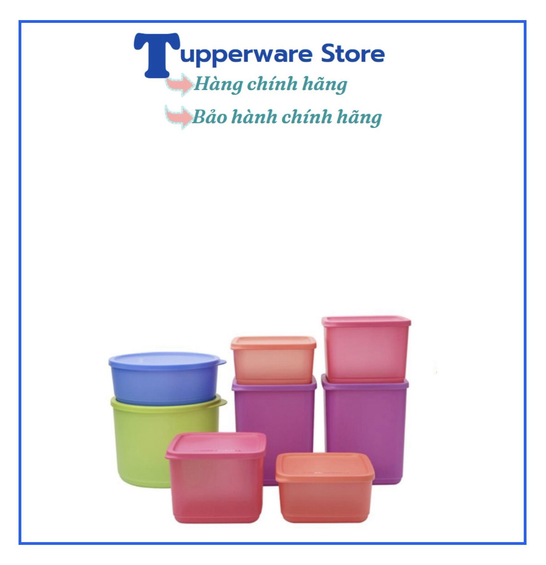 Bộ 8 hộp bảo quản thực phẩm Tupperware Magic
