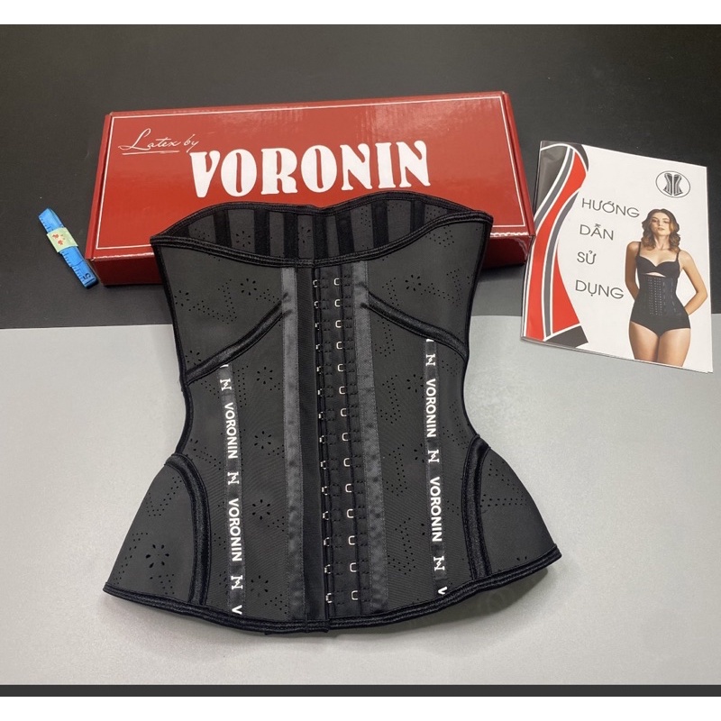 [ Tặng thanh nối + lót liner ] Đai Latex BIẾN NHIỆT Voronin Cao Cấp ( mẫu mới)