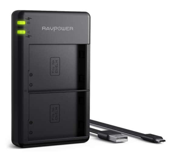 Sạc máy ảnh RavPower cho N- EN-EL14