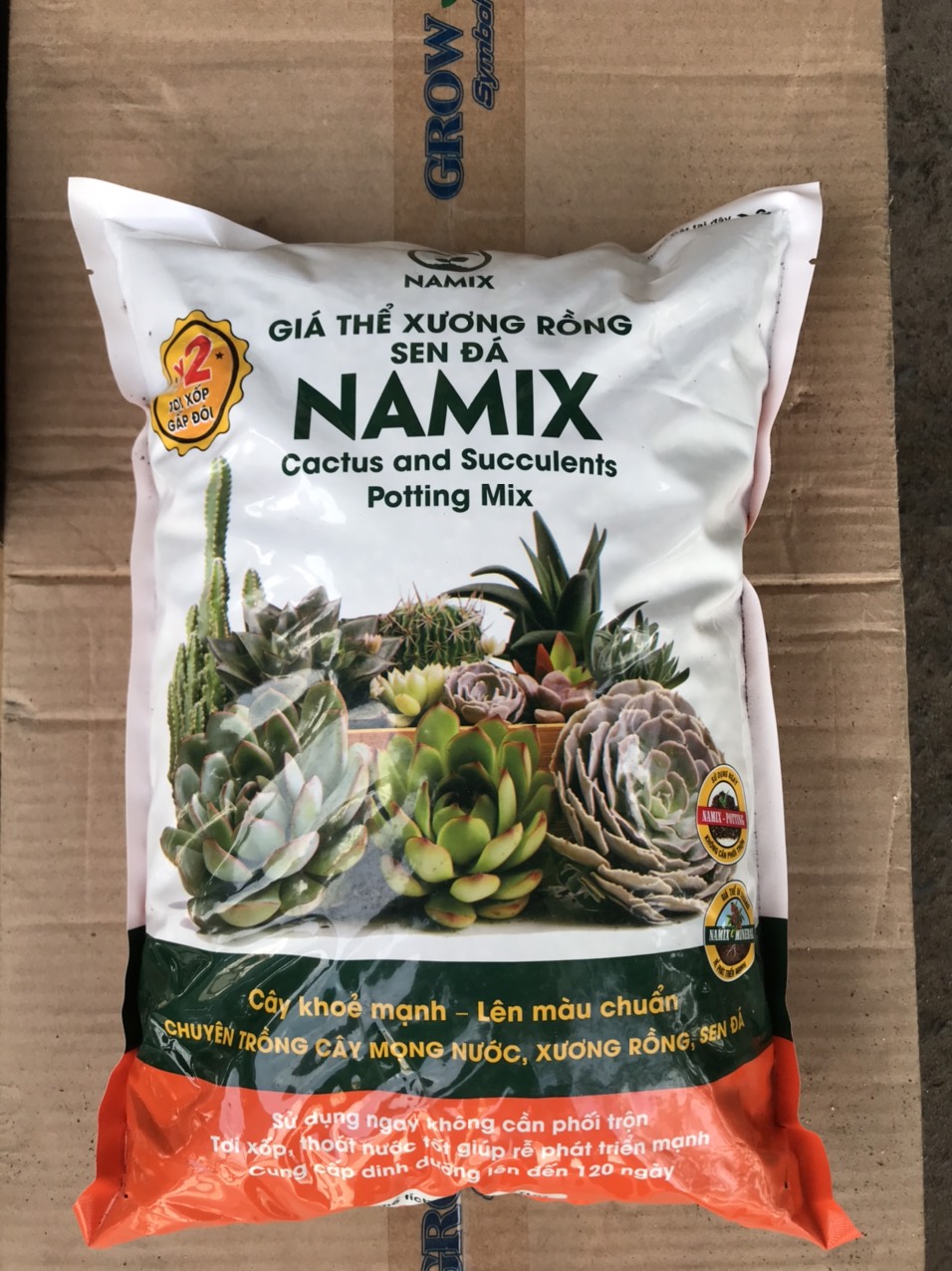 Đất trồng xương rồng sen đá Namix 5dm3