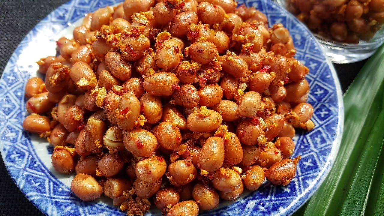 đậu phộng rang tỏi ớt 1.5 kg