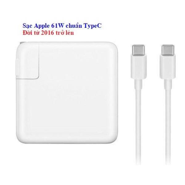 Bảng giá Sạc macbook chuẩn TuyeC 61W for Macbook Pro Mid 2016 trở lên - Sạc chuẩn Phong Vũ