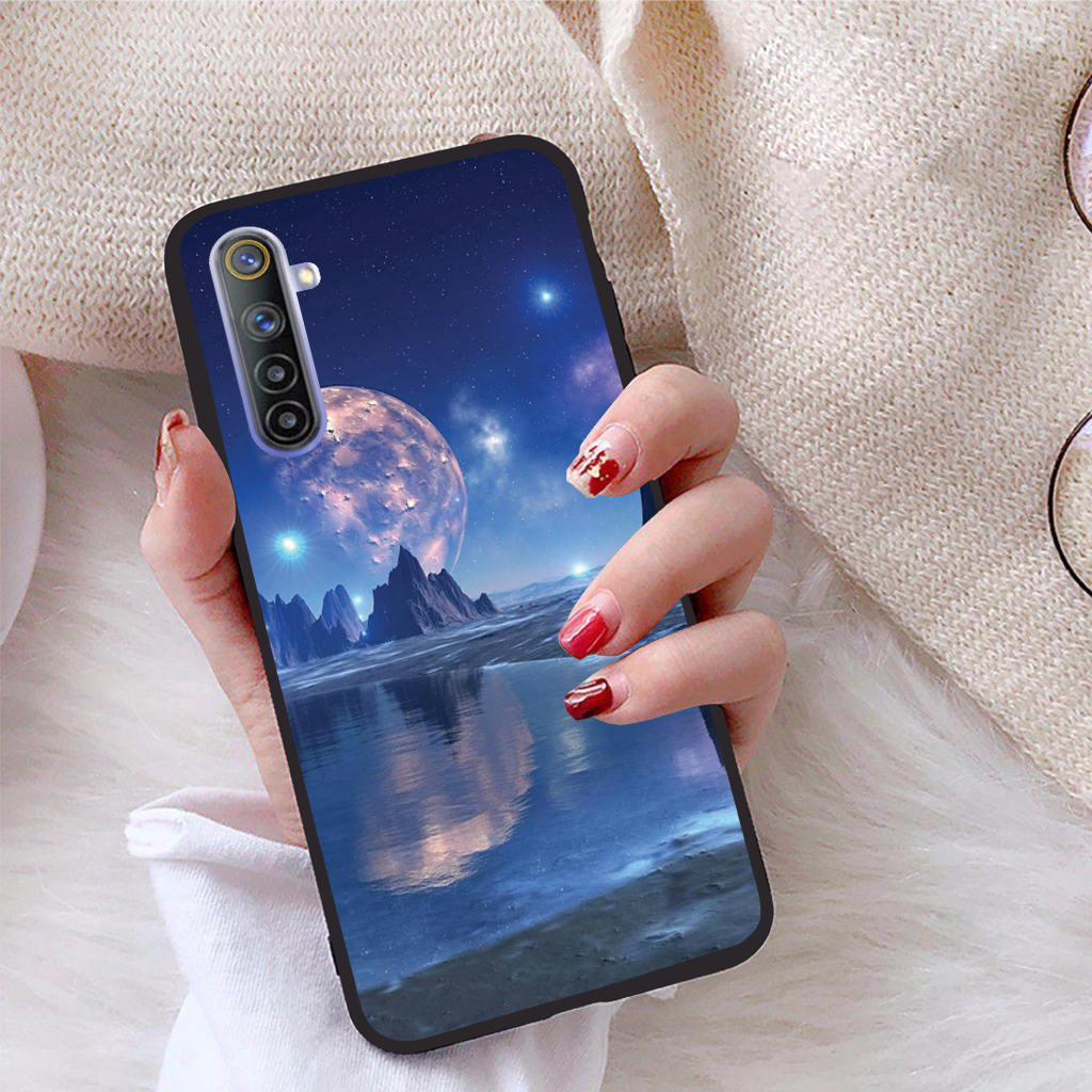 [HCM]Ốp lưng iCase dành cho Realme 6 viền dẻo TPU BST Vầng Trăng Lung Linh