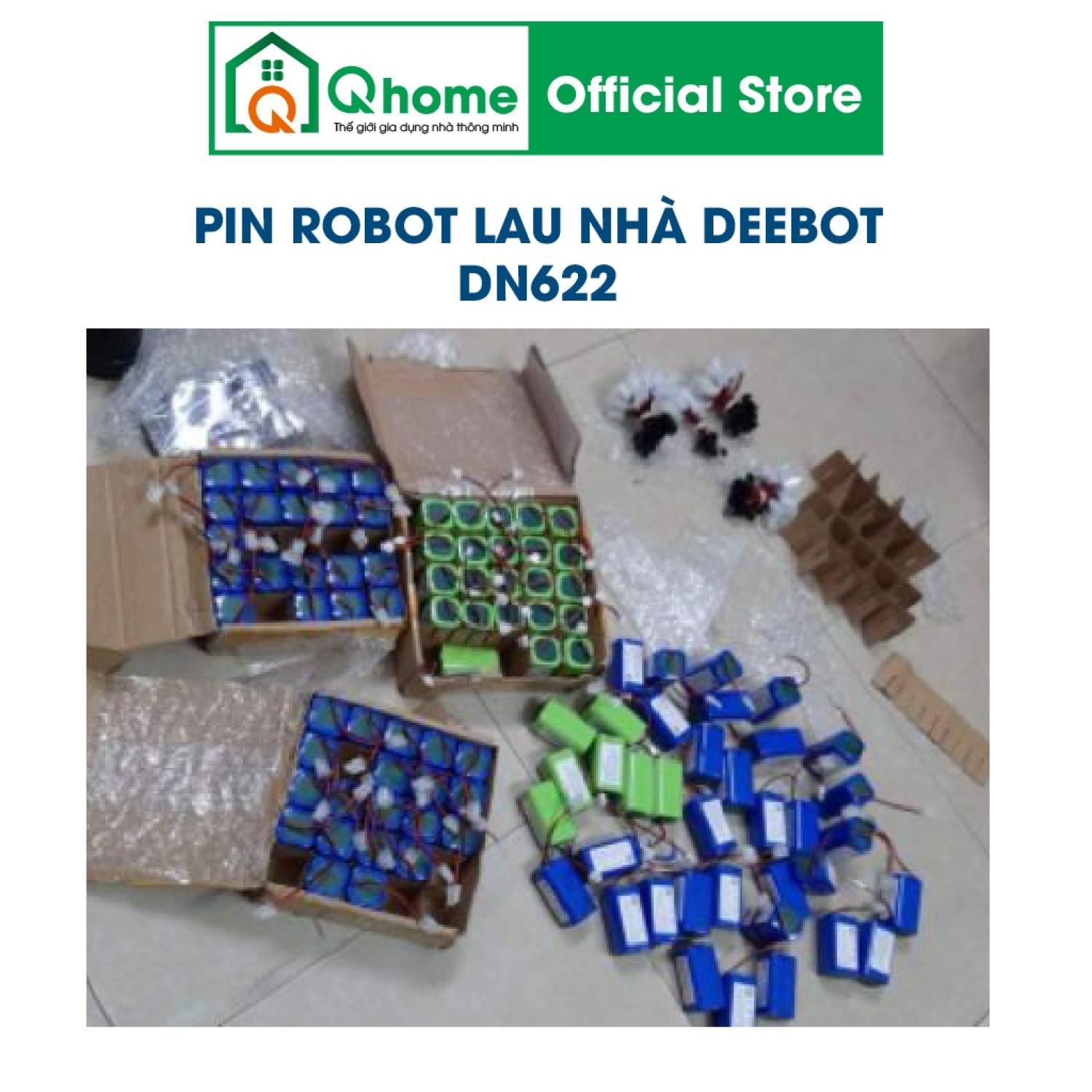 Pin robot lau nhà Deebot Ecovacs DN622