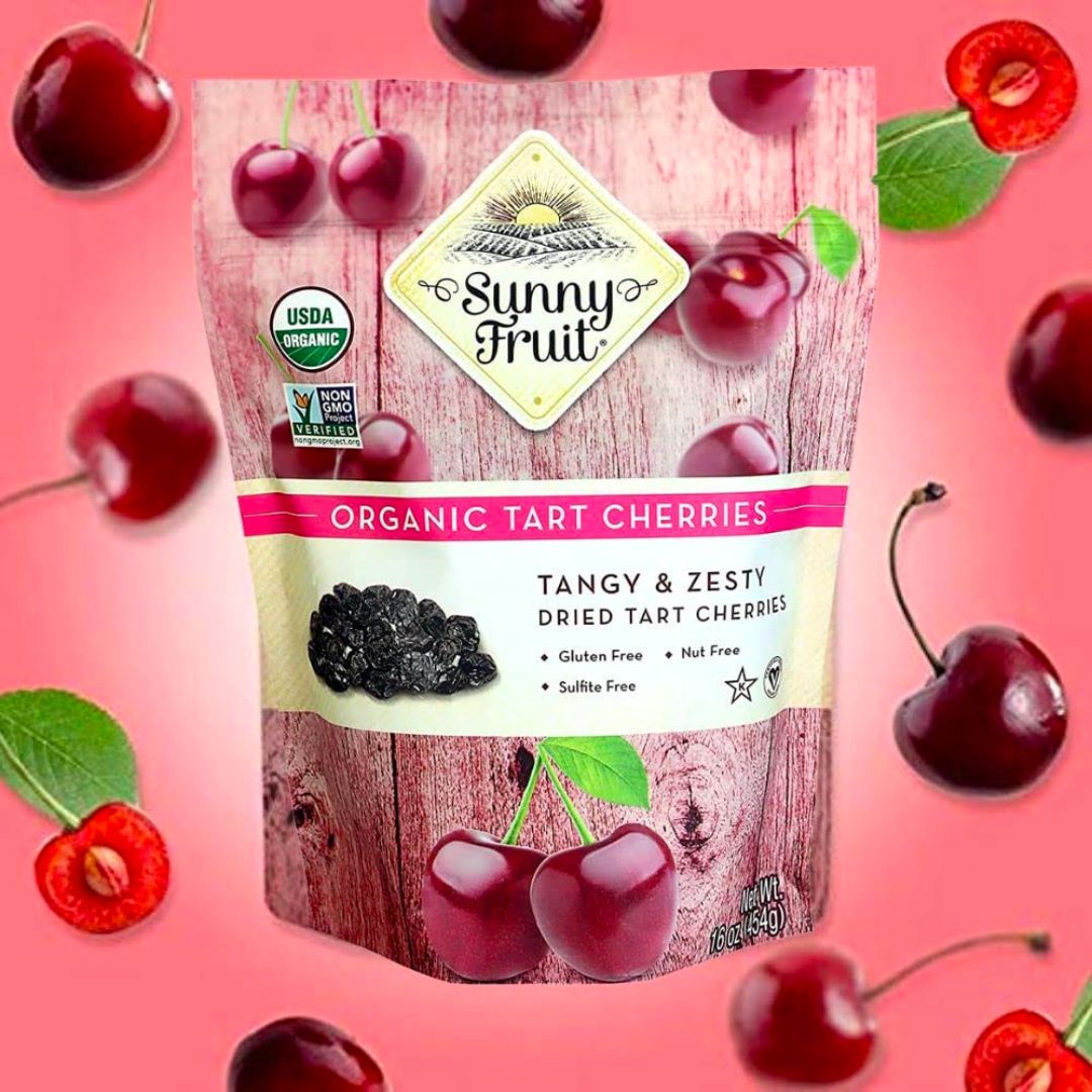 Organic tart cherries sunny fruit 100g - goc huu co