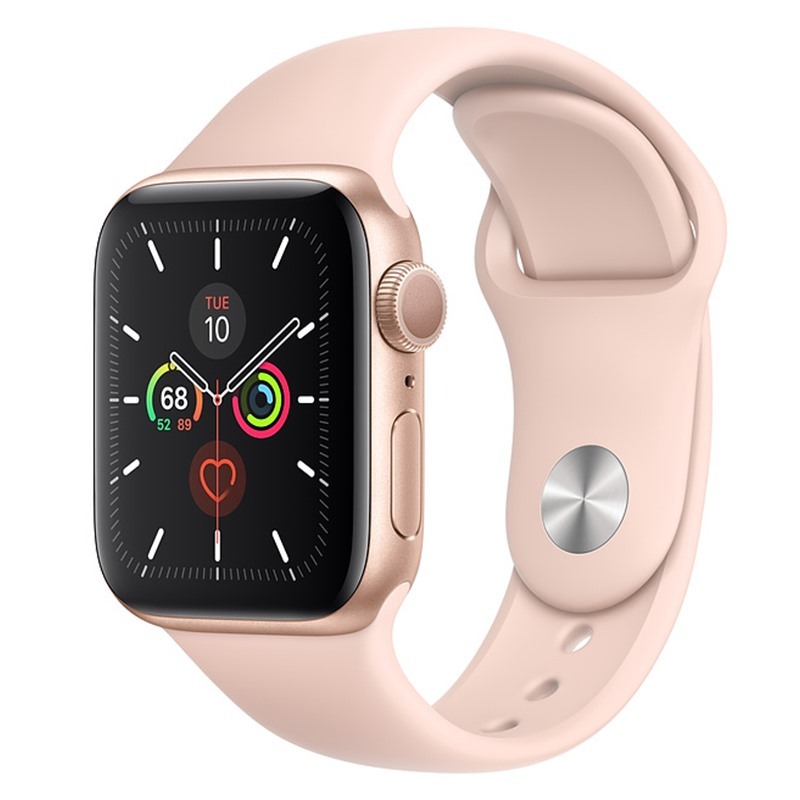 Đồng Hồ Thông Minh Apple Watch Series 5 GPS Only Aluminum Case With Sport Band (Viền Nhôm & Dây Cao Su) - Hàng Chính Hãng VN/A (Nguyên seal mới 100%, Chưa kích hoạt)- Bảo hành 12 Tháng 1 đổi 1