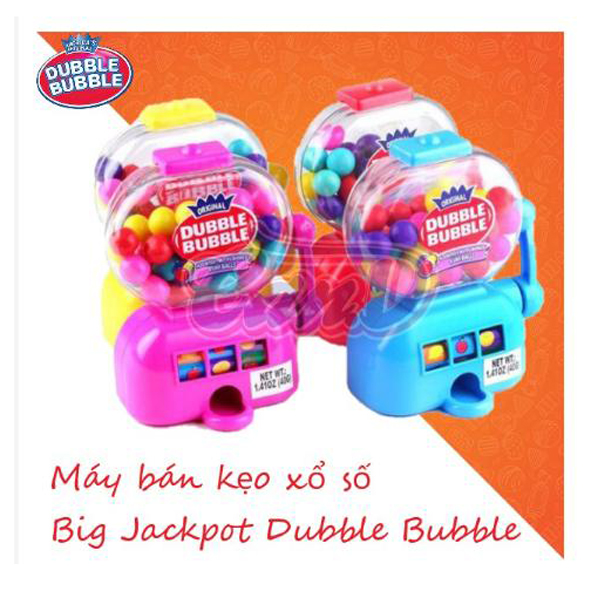 Set 3 Máy bán kẹo xổ số Big Jackpot Dubble Bubble