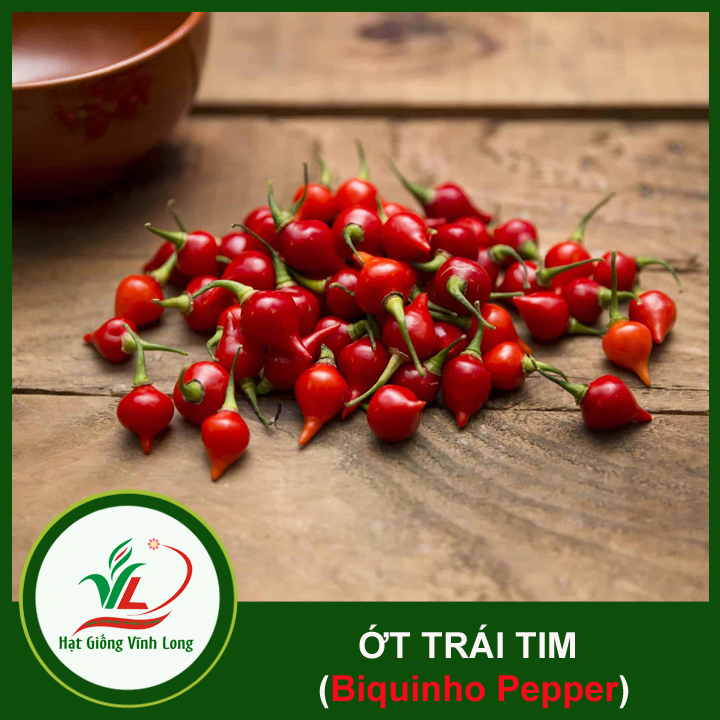 Hạt giống Ớt trái tim (hạt tự thu) - 15 hạt