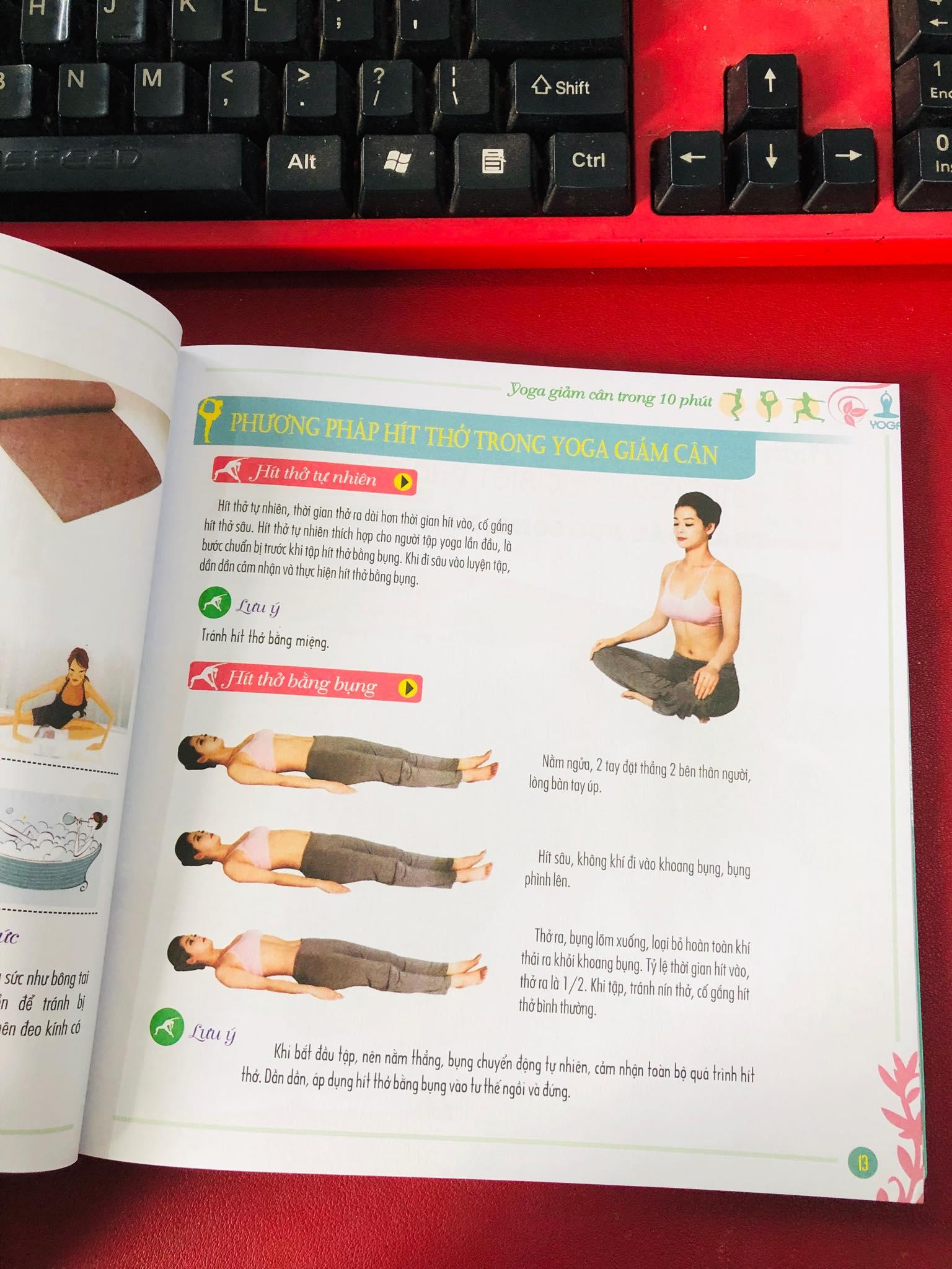 SÁCH - YOGA GIẢM CÂN TRONG 10 PHÚT (TẶNG KÈM ĐĨA DVD)