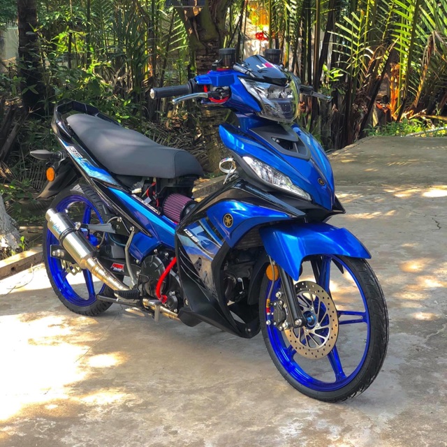 Tem rời Exciter 135 Lc xanh bạc - mẫu mã đa dạng - chi tiết sắc nét - nhận làm Tem rời theo yêu cầu