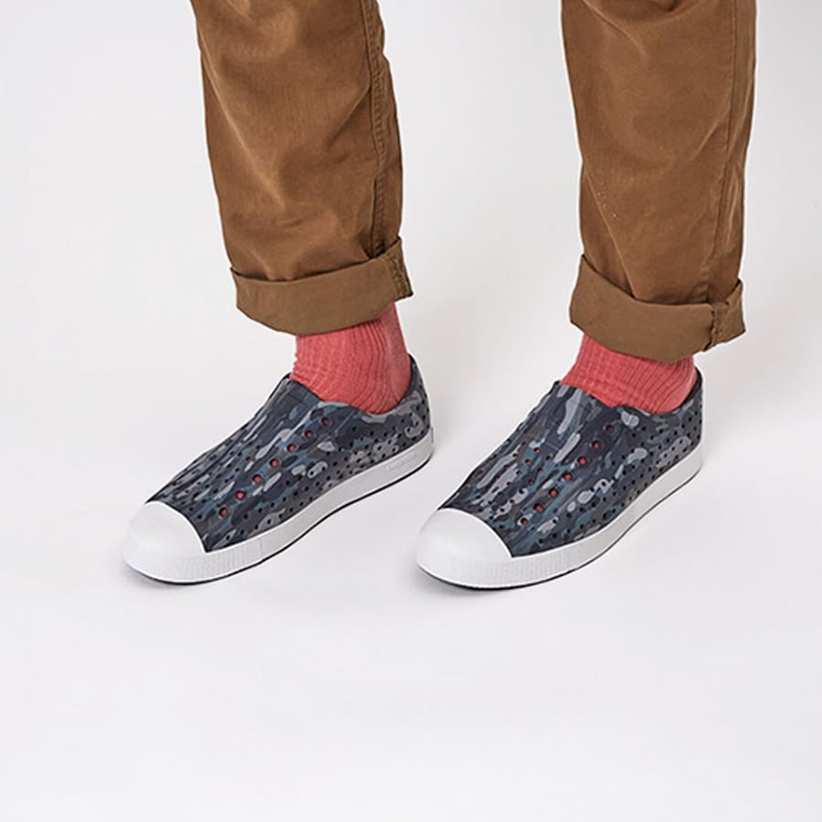 Giày Lười Unisex Native Jefferson Sugarlite Print