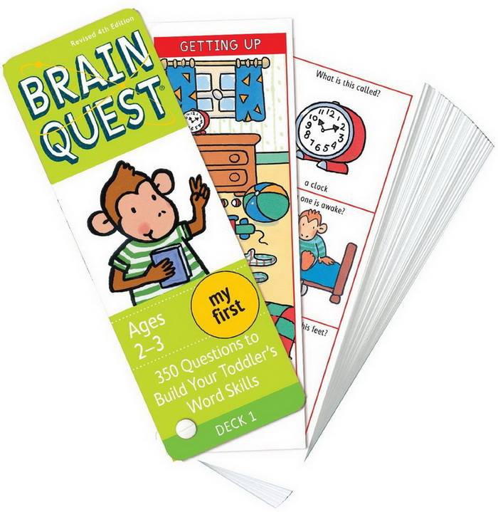 Thẻ Brain quest 2-3 tuổi (Gồm có 2 deck)