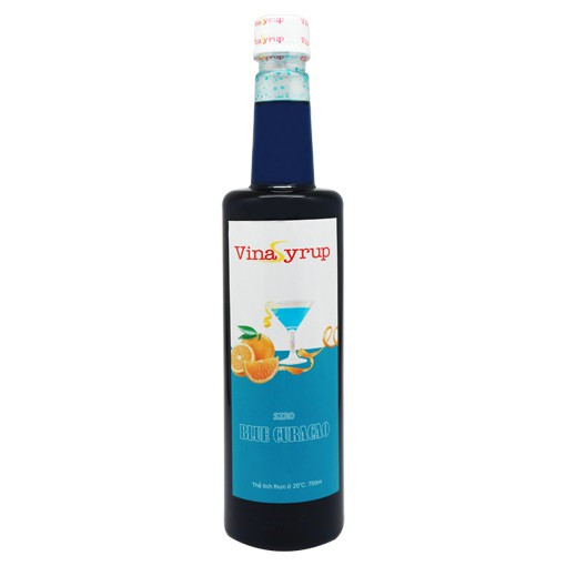 SIRO BLUE CURACAO VINASYRUP 750ML