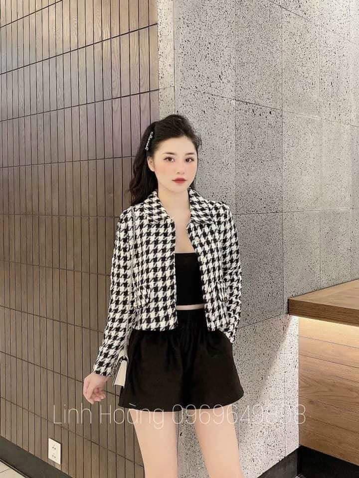 áo dạ suông 2 lop