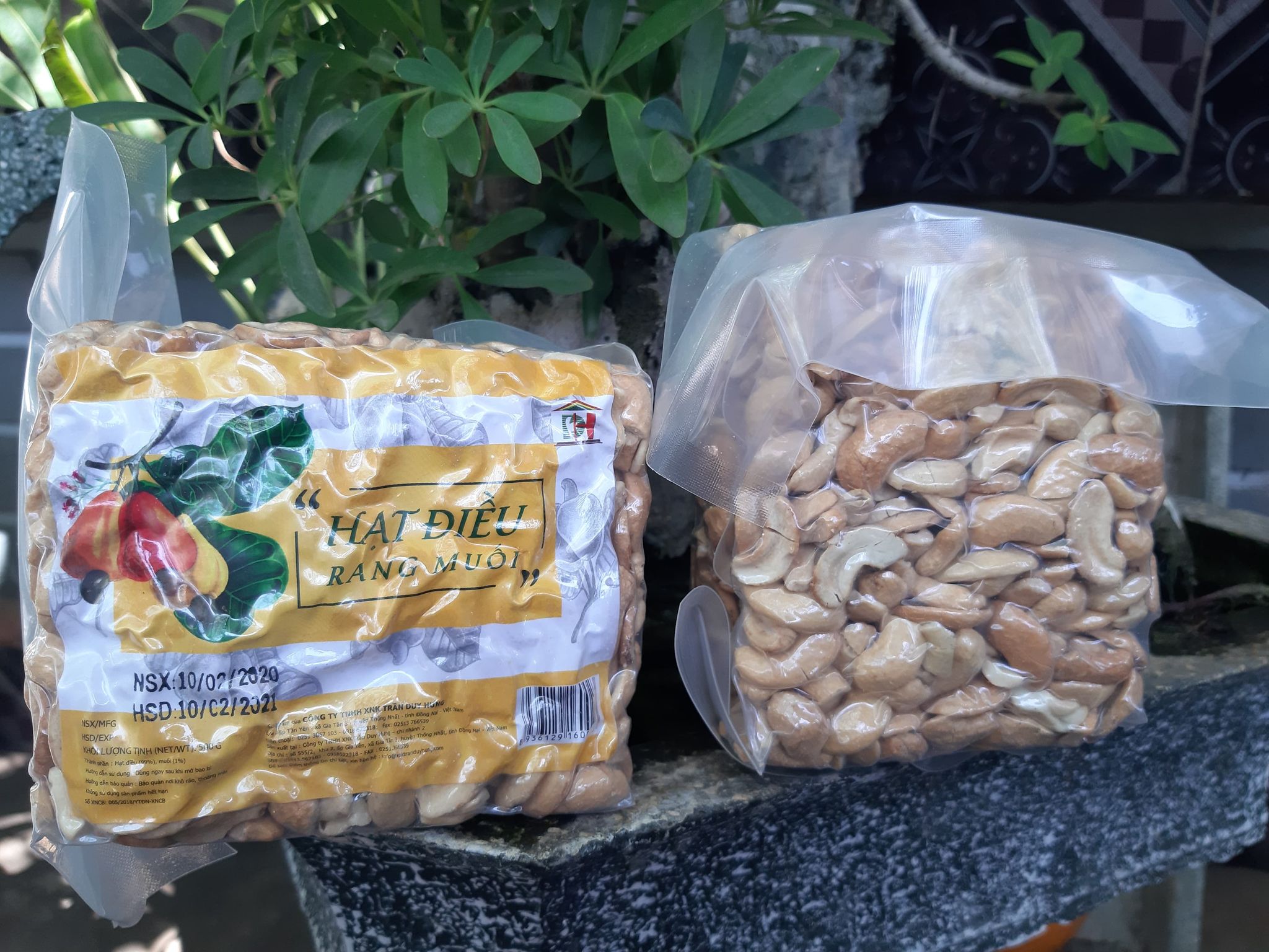 5KG HẠT ĐIỀU RANG MUỐI BỂ VỠ SẠCH VỎ LỤA