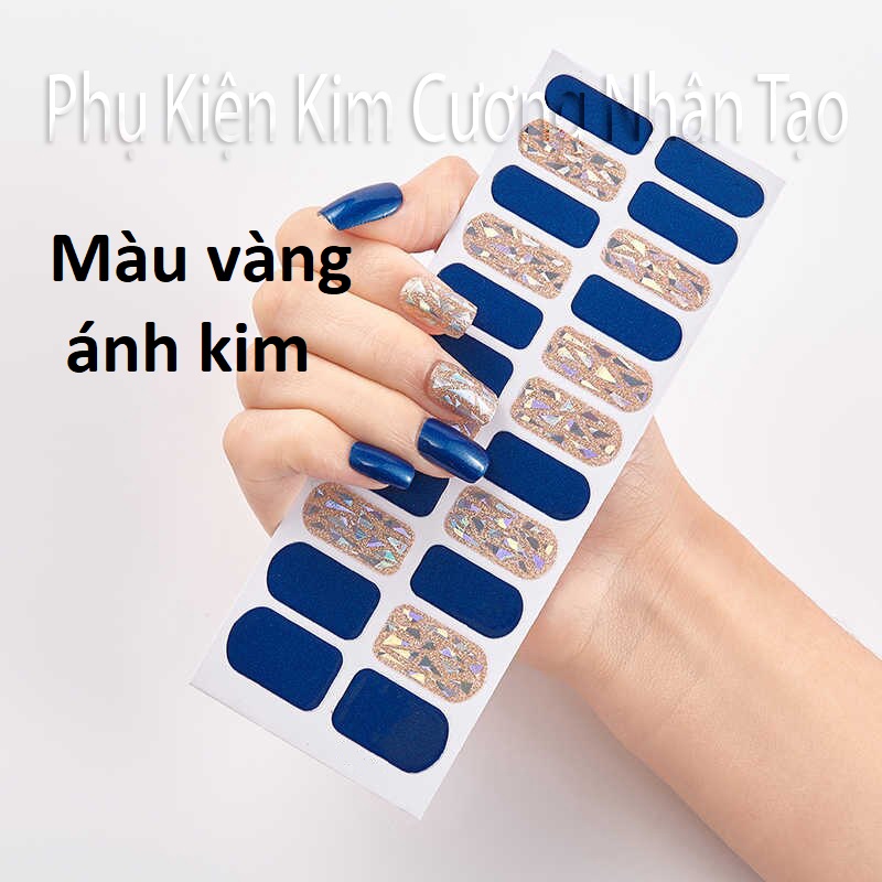 Miếng dán móng tay hoa văn nổi chống thấm nước bền chặt loại 3D như thật - P9