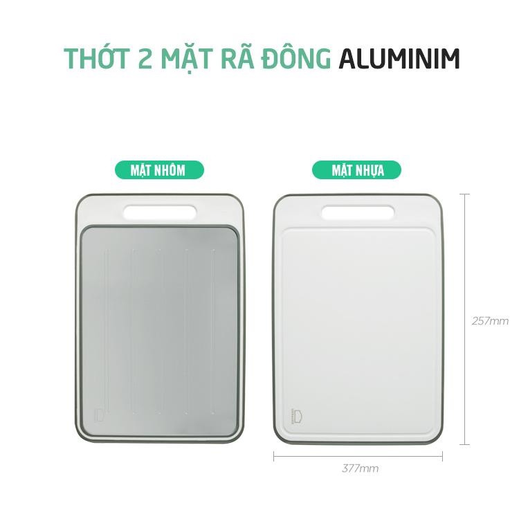 Thớt Rã Đông 2 Mặt Kháng Khuẩn Lock&Lock Csc411 [38X26Cm]