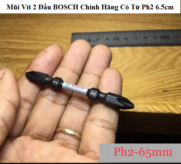 Mũi vít 2 đầu bosc loại xịn có từ ph2 - 6.5cm