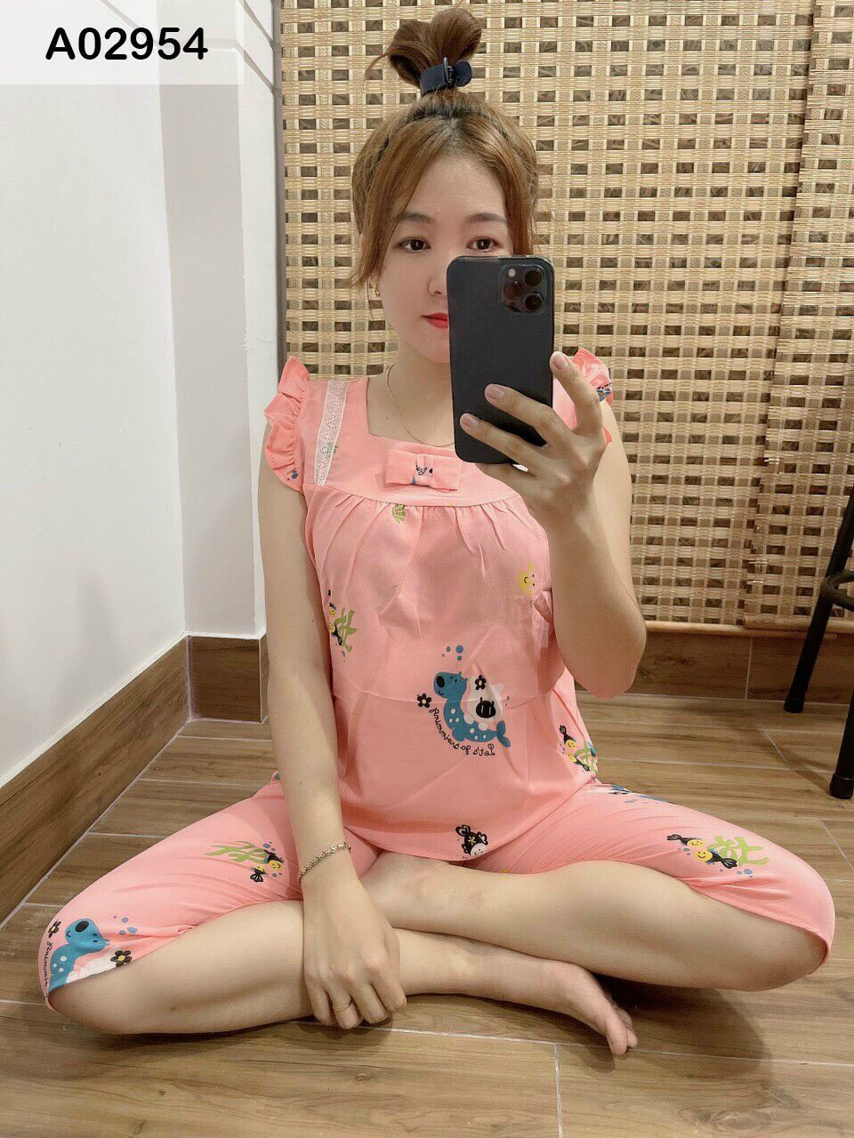 Set Bộ Kate Lụa Lững Dễ Thương
