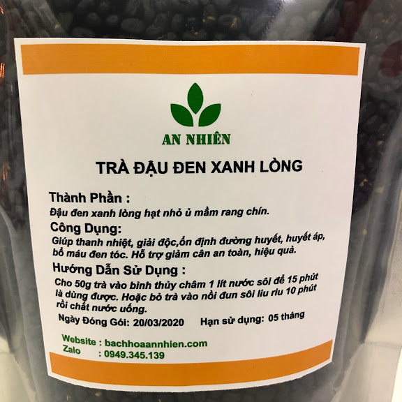 Trà Đậu Đen Xanh Lòng An Nhiên 500g