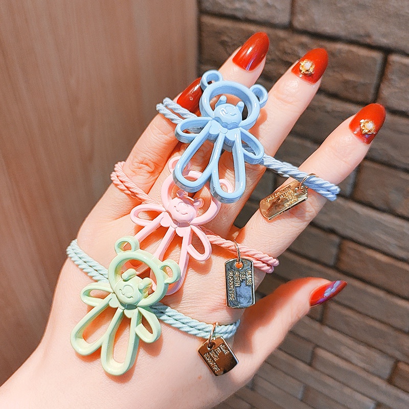 (Mới ) Cột tóc con giãn gấu rỗng dễ thương Tatitava