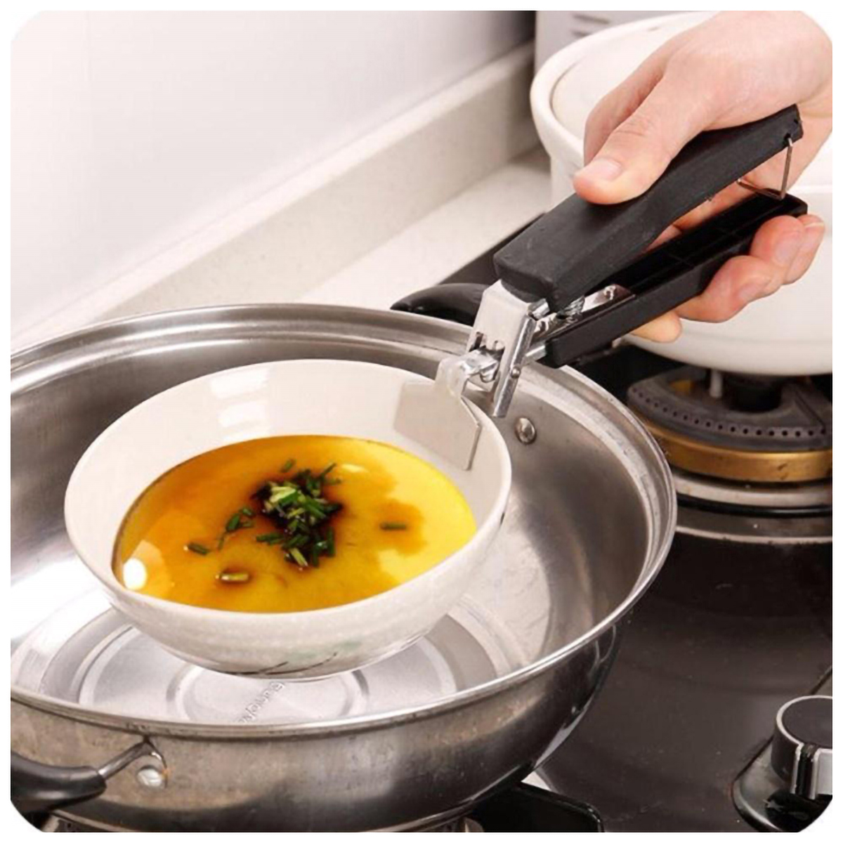 Dụng cụ kẹp gắp chống nóng inox