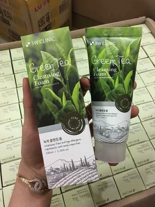 SỬA RỬA MẶT TRÀ XANH 3W