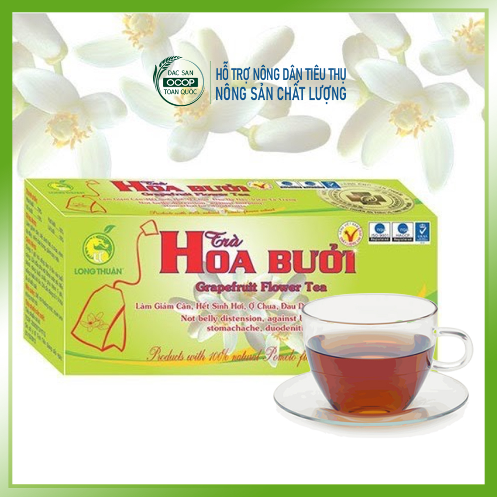 Trà hoa bưởi (Hộp 25 túi lọc)