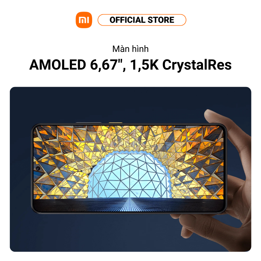 Điện thoại thông minh POCO X6 Pro 5G (8+256GB | 12+512GB) | Màn hình 120Hz AMOLED | MTK D8300 | 3 Cam 64MP | Pin 5000mAh Sạc nhanh 67W