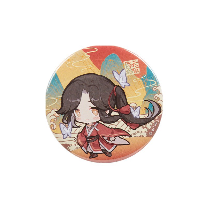 ( 1 cái ) Huy hiệu anime chibi in hình THIÊN QUAN TỨ PHÚC phụ kiện cài áo xinh xắn