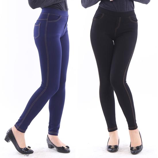QUẦN LEGGING DÀI GIẢ JEANS