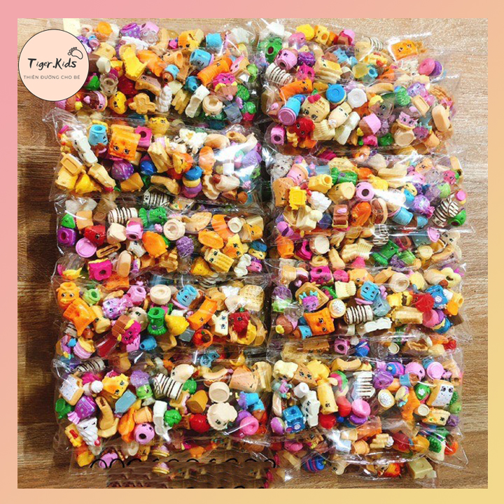SET (COMBO 40 CON) ĐỒ CHƠI SHOPKIN MÙA 12 CHO BÉ (MIX NGẪU NHIÊN)
