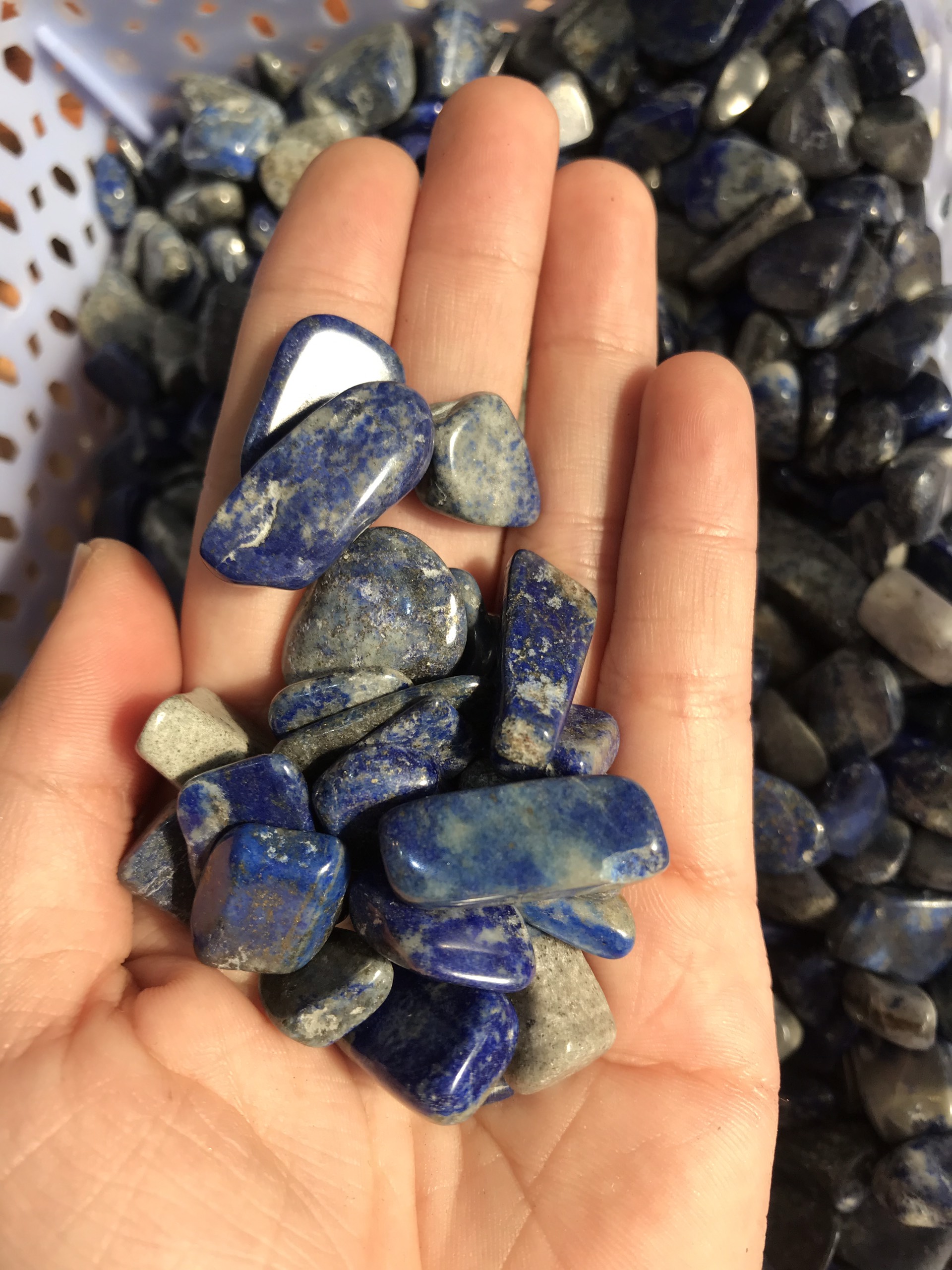 Đá vụn phong thủy Lapis Lazuli - CADA DECOR