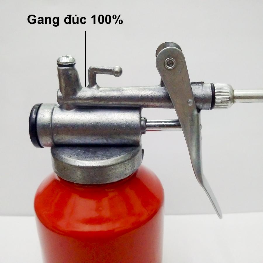 Bình châm nhớt, Gang đúc kim loại 100%